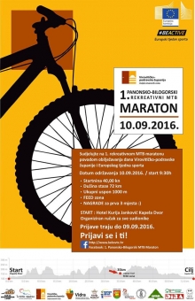 Recreational MTB Marathon To Mark The Virovitica-Podravina County Day And European Sport Week