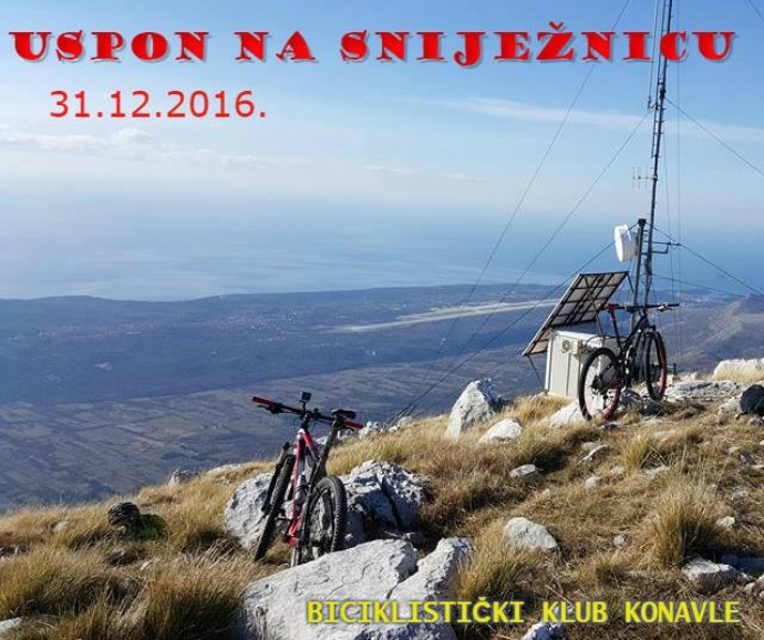 A New Year&#039;s Eve MTB Climb to the Top of Sniježnica by BK Konavle