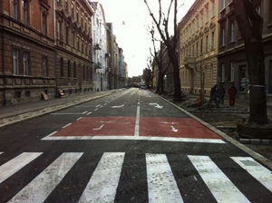 Zagreb Cyclists Union Quite Pleased With New Traffic Regulation in Gajeva Street
