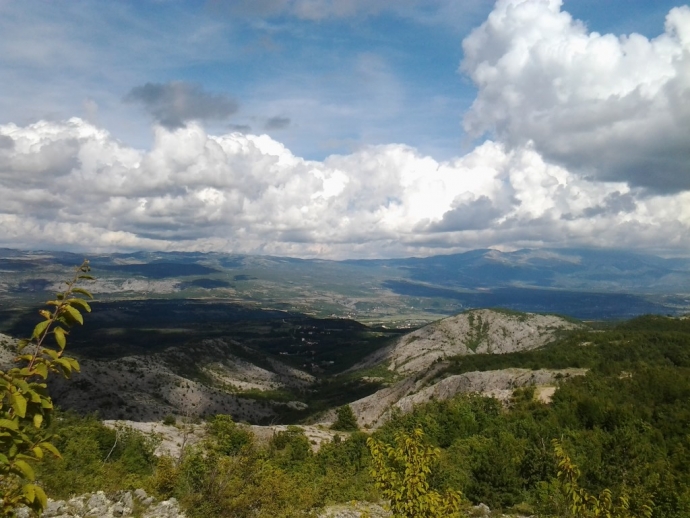 Croatian Bike Routes: Svilaja Mountain from Rumin