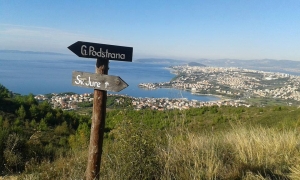 Croatian Bike Routes: Podstrana near Split
