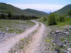 Croatian Bike Route: Kamešnica Mountain Near Trilj